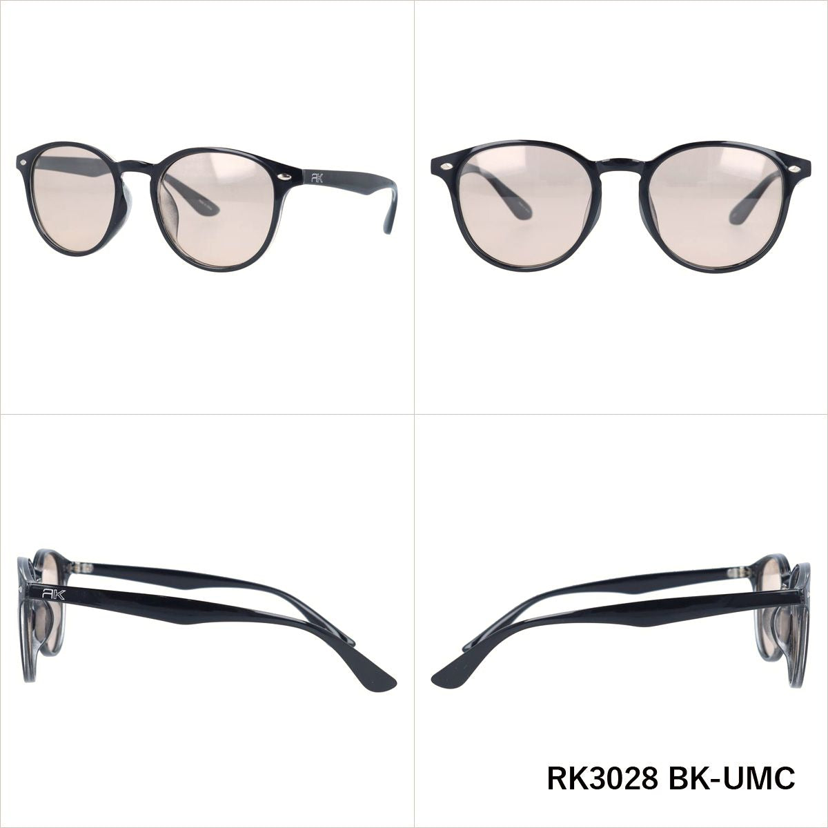 【訳あり】ラスケー 調光 偏光 サングラス カラーレンズ メンズ レディース UVカット RUSS-K ブランド RK3028 51 ボストン | 紫外線 対策 おすすめ 人気 プレゼント 運転 ドライブ レジャー キャンプ アウトドア 釣り フィッシング 海 川 山 春 夏 秋 冬 ランニング