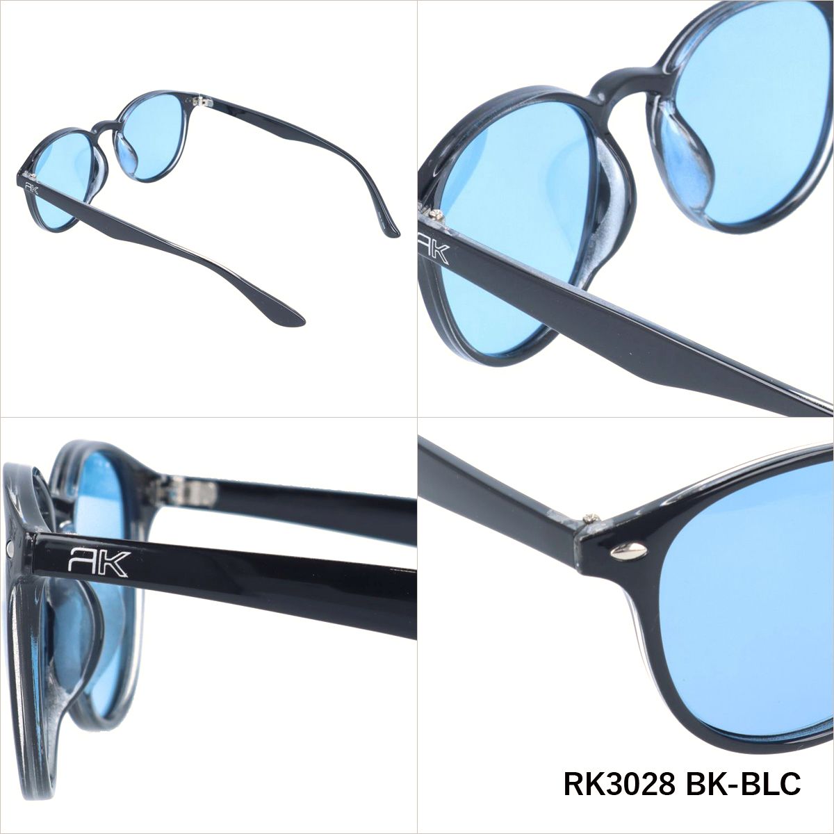 ラスケー 調光 偏光 サングラス カラーレンズ メンズ レディース UVカット RUSS-K ブランド RK3028 51 ボストン | 紫外線 対策 おすすめ 人気 プレゼント 運転 ドライブ レジャー キャンプ アウトドア 釣り フィッシング 海 川 山 春 夏 秋 冬 ランニング