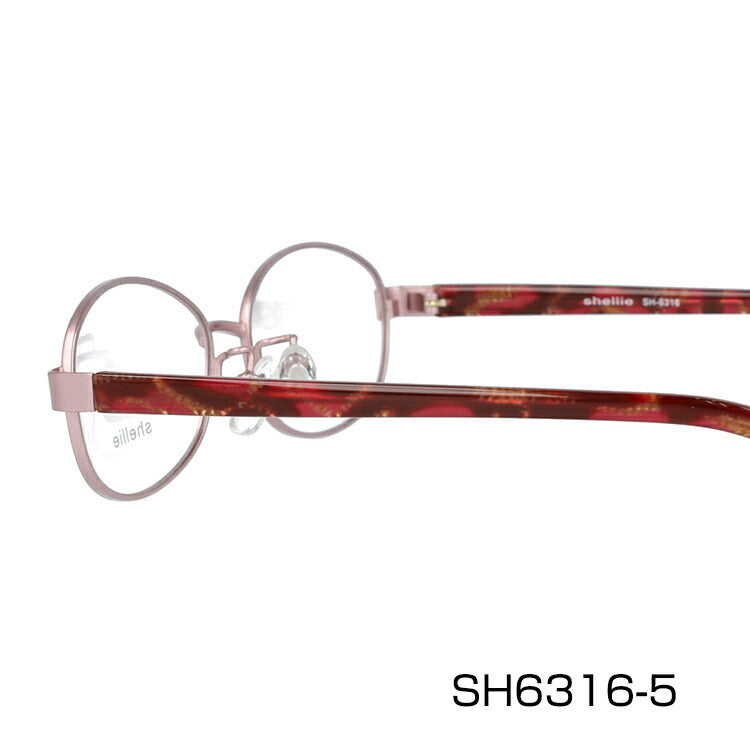メガネ 眼鏡 度付き 度なし おしゃれ shellie シェリー SH 6316 全3色 53サイズ オーバル型 レディース 女性 UVカット 紫外線 ブランド サングラス 伊達 ダテ|老眼鏡・PCレンズ・カラーレンズ・遠近両用対応可能 ラッピング無料