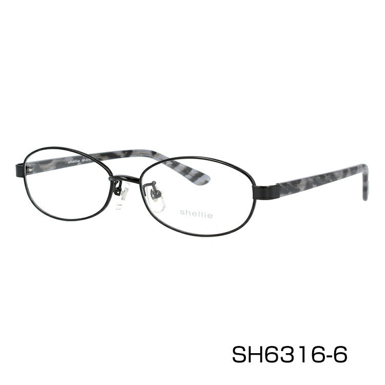 メガネ 眼鏡 度付き 度なし おしゃれ shellie シェリー SH 6316 全3色 53サイズ オーバル型 レディース 女性 UVカット 紫外線 ブランド サングラス 伊達 ダテ|老眼鏡・PCレンズ・カラーレンズ・遠近両用対応可能 ラッピング無料
