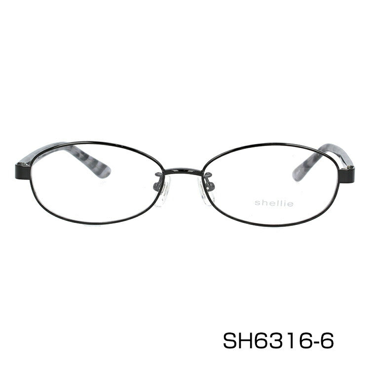 メガネ 眼鏡 度付き 度なし おしゃれ shellie シェリー SH 6316 全3色 53サイズ オーバル型 レディース 女性 UVカット 紫外線 ブランド サングラス 伊達 ダテ|老眼鏡・PCレンズ・カラーレンズ・遠近両用対応可能 ラッピング無料