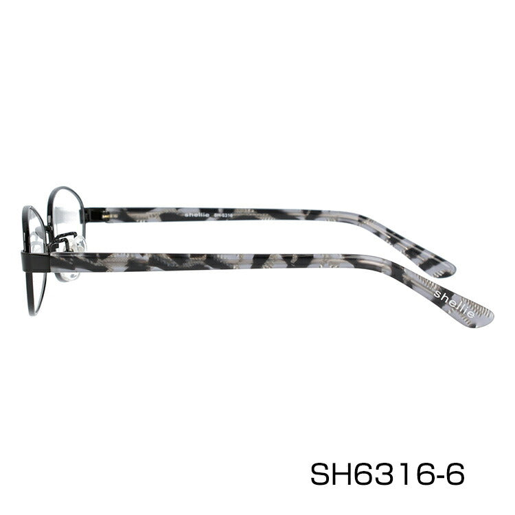 メガネ 眼鏡 度付き 度なし おしゃれ shellie シェリー SH 6316 全3色 53サイズ オーバル型 レディース 女性 UVカット 紫外線 ブランド サングラス 伊達 ダテ|老眼鏡・PCレンズ・カラーレンズ・遠近両用対応可能 ラッピング無料