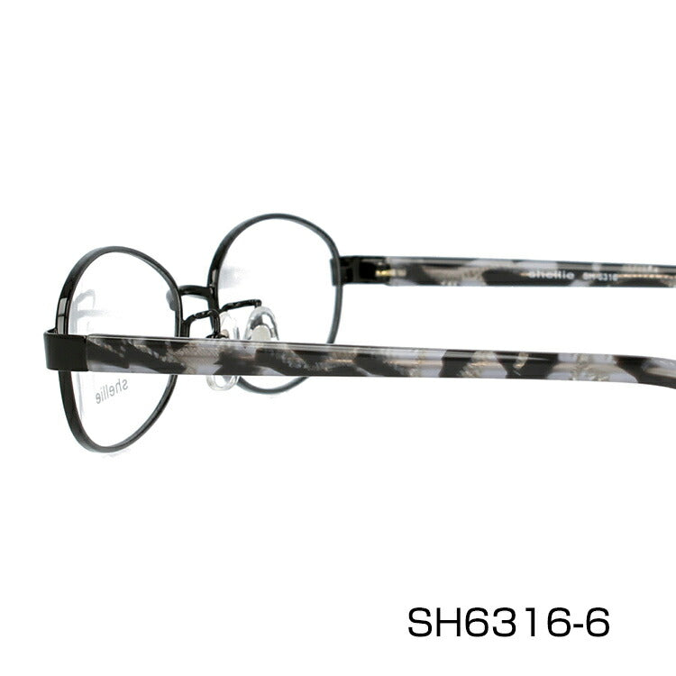 メガネ 眼鏡 度付き 度なし おしゃれ shellie シェリー SH 6316 全3色 53サイズ オーバル型 レディース 女性 UVカット 紫外線 ブランド サングラス 伊達 ダテ|老眼鏡・PCレンズ・カラーレンズ・遠近両用対応可能 ラッピング無料