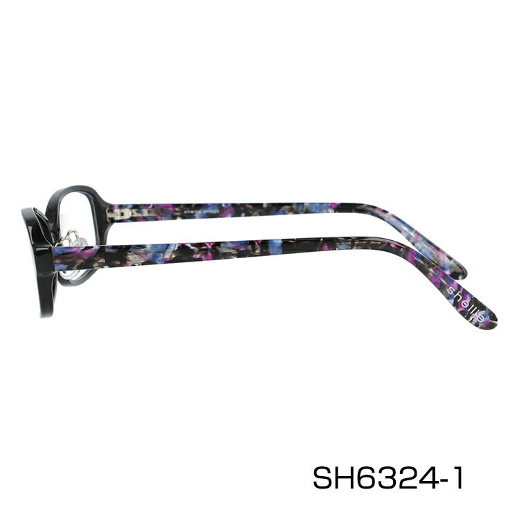 メガネ 眼鏡 度付き 度なし おしゃれ shellie シェリー SH 6324 全3色 52サイズ スクエア型 レディース 女性 UVカット 紫外線 ブランド サングラス 伊達 ダテ|老眼鏡・PCレンズ・カラーレンズ・遠近両用対応可能 ラッピング無料