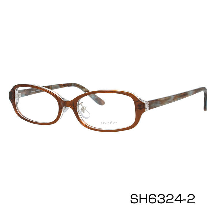 メガネ 眼鏡 度付き 度なし おしゃれ shellie シェリー SH 6324 全3色 52サイズ スクエア型 レディース 女性 UVカット 紫外線 ブランド サングラス 伊達 ダテ|老眼鏡・PCレンズ・カラーレンズ・遠近両用対応可能 ラッピング無料