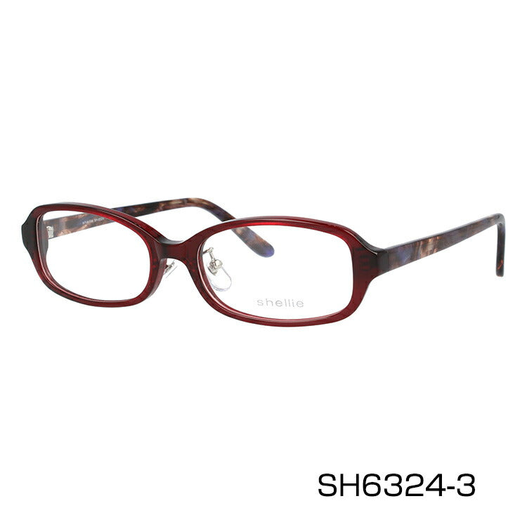 メガネ 眼鏡 度付き 度なし おしゃれ shellie シェリー SH 6324 全3色 52サイズ スクエア型 レディース 女性 UVカット 紫外線 ブランド サングラス 伊達 ダテ|老眼鏡・PCレンズ・カラーレンズ・遠近両用対応可能 ラッピング無料
