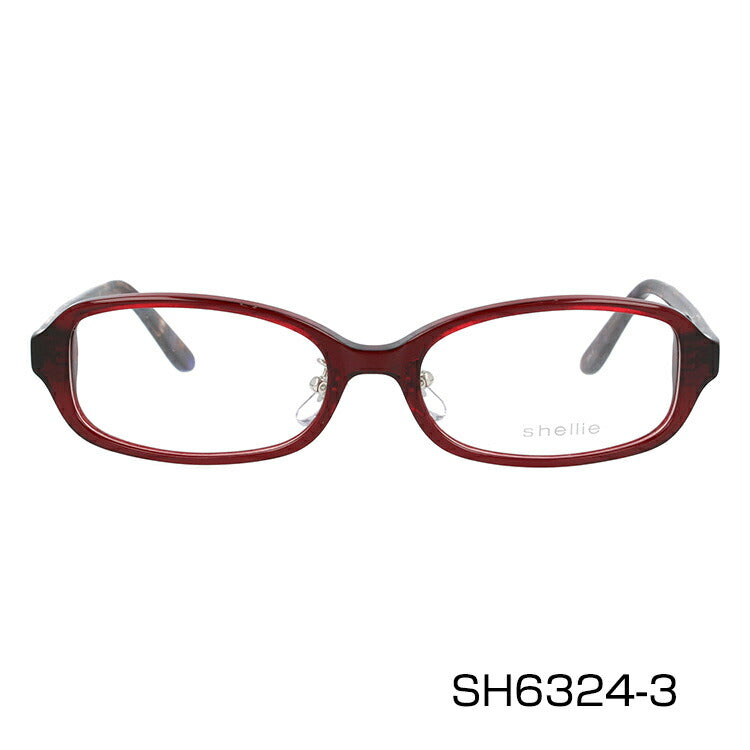 メガネ 眼鏡 度付き 度なし おしゃれ shellie シェリー SH 6324 全3色 52サイズ スクエア型 レディース 女性 UVカット 紫外線 ブランド サングラス 伊達 ダテ|老眼鏡・PCレンズ・カラーレンズ・遠近両用対応可能 ラッピング無料