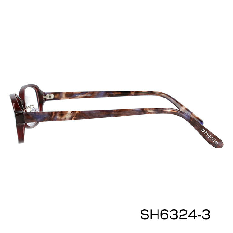 メガネ 眼鏡 度付き 度なし おしゃれ shellie シェリー SH 6324 全3色 52サイズ スクエア型 レディース 女性 UVカット 紫外線 ブランド サングラス 伊達 ダテ|老眼鏡・PCレンズ・カラーレンズ・遠近両用対応可能 ラッピング無料