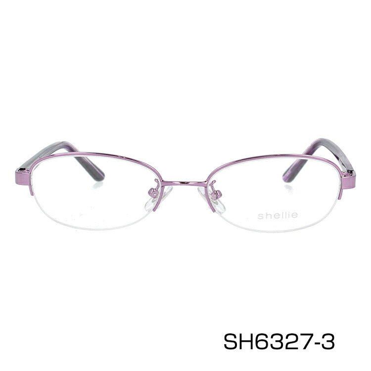 メガネ 眼鏡 度付き 度なし おしゃれ shellie シェリー SH 6327 全3色 50サイズ オーバル型 レディース 女性 UVカット 紫外線 ブランド サングラス 伊達 ダテ|老眼鏡・PCレンズ・カラーレンズ・遠近両用対応可能 ラッピング無料