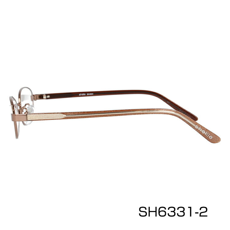 メガネ 眼鏡 度付き 度なし おしゃれ shellie シェリー SH 6331 全3色 50サイズ オーバル型 レディース 女性 UVカット 紫外線 ブランド サングラス 伊達 ダテ|老眼鏡・PCレンズ・カラーレンズ・遠近両用対応可能 ラッピング無料