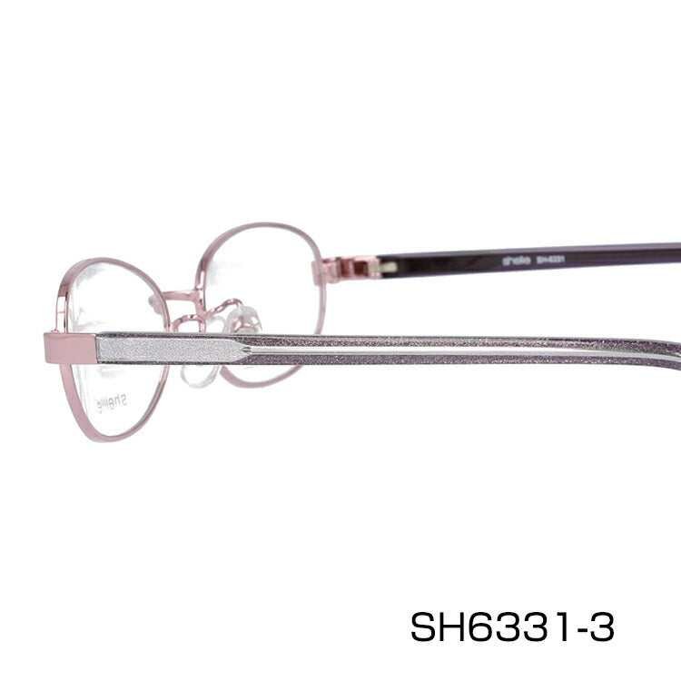 メガネ 眼鏡 度付き 度なし おしゃれ shellie シェリー SH 6331 全3色 50サイズ オーバル型 レディース 女性 UVカット 紫外線 ブランド サングラス 伊達 ダテ|老眼鏡・PCレンズ・カラーレンズ・遠近両用対応可能 ラッピング無料