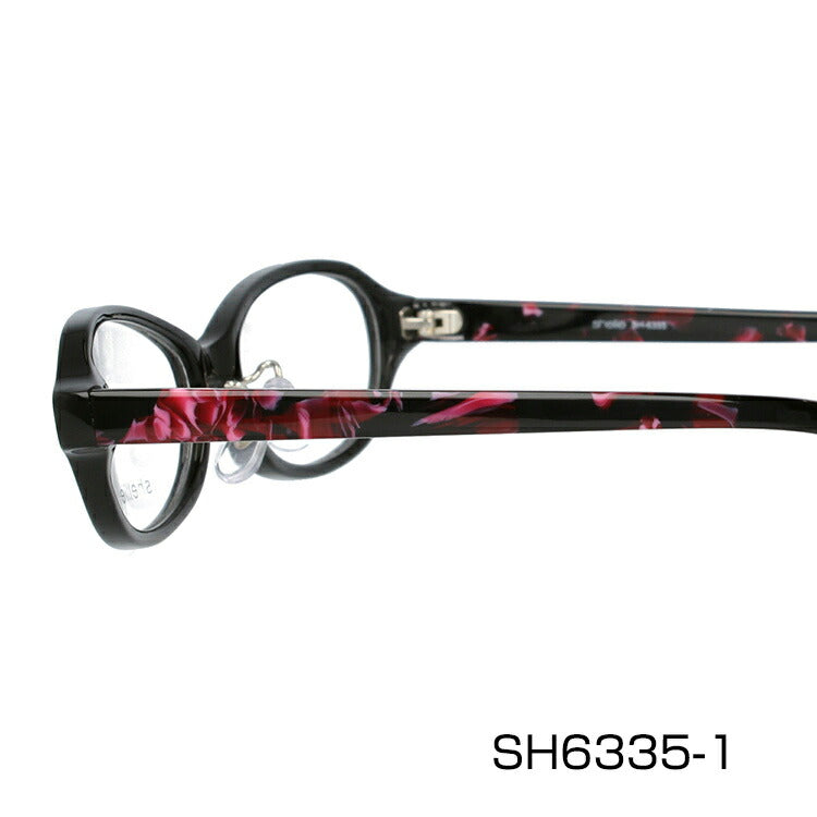 メガネ 眼鏡 度付き 度なし おしゃれ shellie シェリー SH 6335 全3色 51サイズ オーバル型 レディース 女性 UVカット 紫外線 ブランド サングラス 伊達 ダテ|老眼鏡・PCレンズ・カラーレンズ・遠近両用対応可能 ラッピング無料