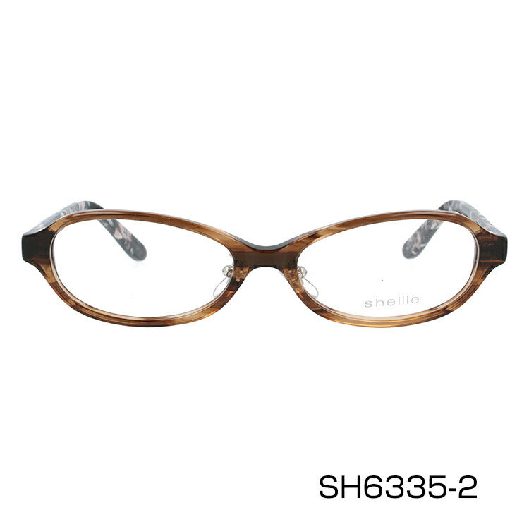 メガネ 眼鏡 度付き 度なし おしゃれ shellie シェリー SH 6335 全3色 51サイズ オーバル型 レディース 女性 UVカット 紫外線 ブランド サングラス 伊達 ダテ|老眼鏡・PCレンズ・カラーレンズ・遠近両用対応可能 ラッピング無料