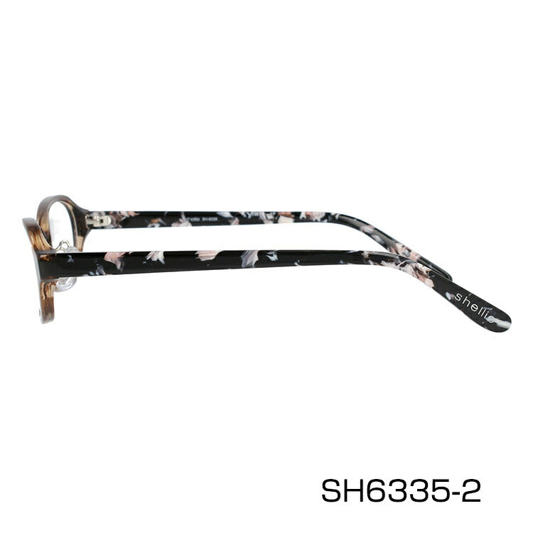 メガネ 眼鏡 度付き 度なし おしゃれ shellie シェリー SH 6335 全3色 51サイズ オーバル型 レディース 女性 UVカット 紫外線 ブランド サングラス 伊達 ダテ|老眼鏡・PCレンズ・カラーレンズ・遠近両用対応可能 ラッピング無料