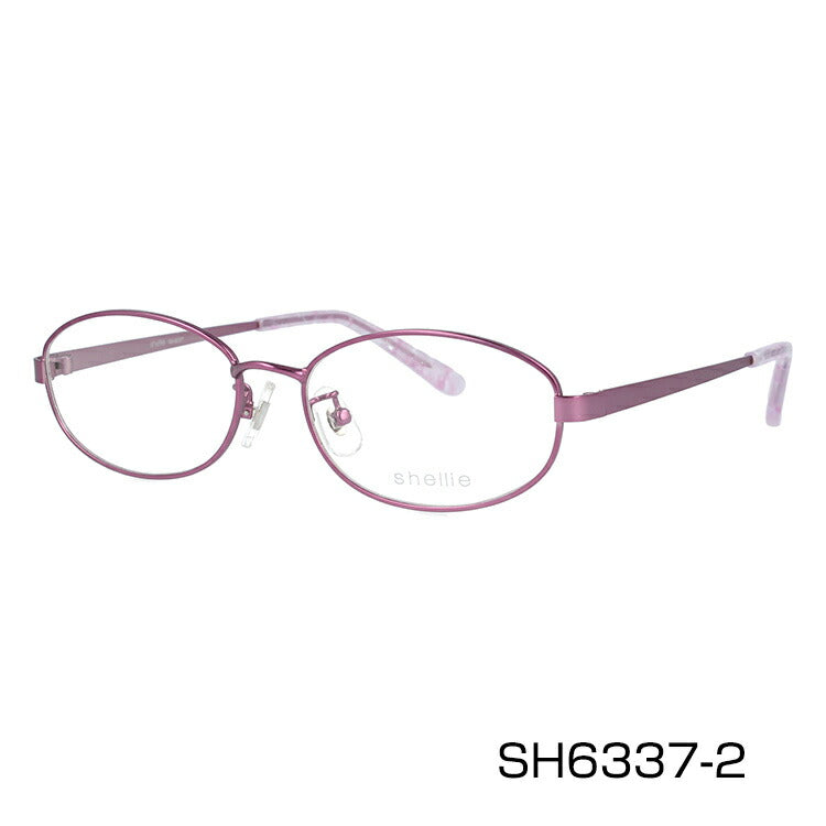 メガネ 眼鏡 度付き 度なし おしゃれ shellie シェリー SH 6337 全3色 52サイズ オーバル型 レディース 女性 UVカット 紫外線 ブランド サングラス 伊達 ダテ|老眼鏡・PCレンズ・カラーレンズ・遠近両用対応可能 ラッピング無料