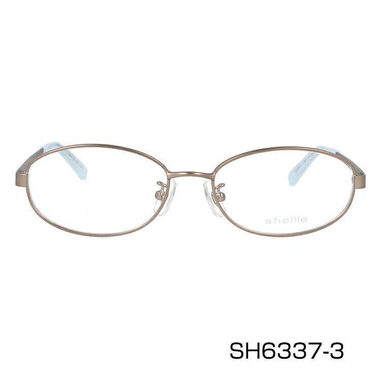 メガネ 眼鏡 度付き 度なし おしゃれ shellie シェリー SH 6337 全3色 52サイズ オーバル型 レディース 女性 UVカット 紫外線 ブランド サングラス 伊達 ダテ|老眼鏡・PCレンズ・カラーレンズ・遠近両用対応可能 ラッピング無料
