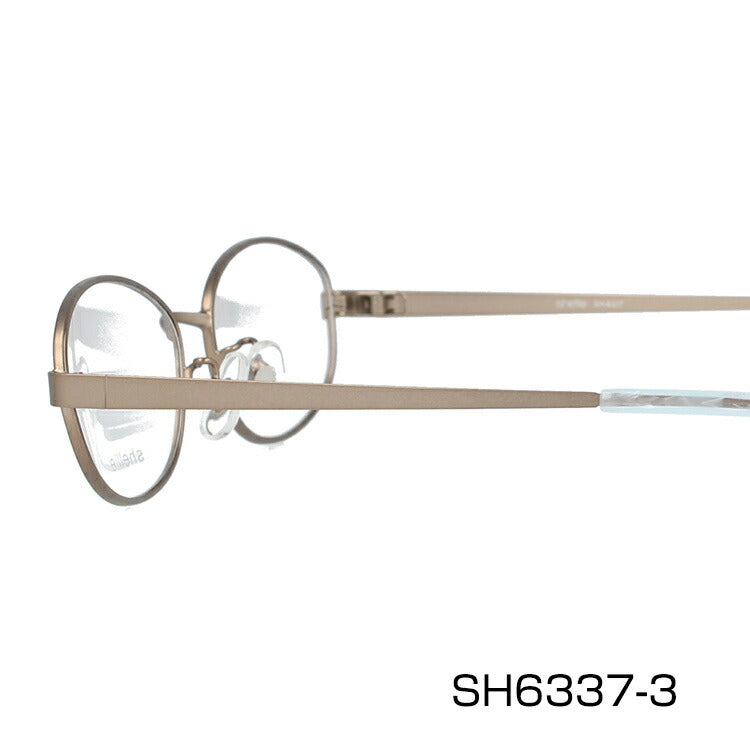 メガネ 眼鏡 度付き 度なし おしゃれ shellie シェリー SH 6337 全3色 52サイズ オーバル型 レディース 女性 UVカット 紫外線 ブランド サングラス 伊達 ダテ|老眼鏡・PCレンズ・カラーレンズ・遠近両用対応可能 ラッピング無料