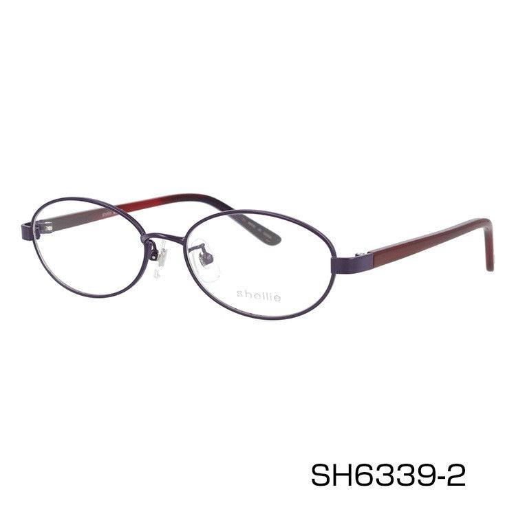 メガネ 眼鏡 度付き 度なし おしゃれ shellie シェリー SH 6339 全3色 52サイズ オーバル型 レディース 女性 UVカット 紫外線 ブランド サングラス 伊達 ダテ|老眼鏡・PCレンズ・カラーレンズ・遠近両用対応可能 ラッピング無料