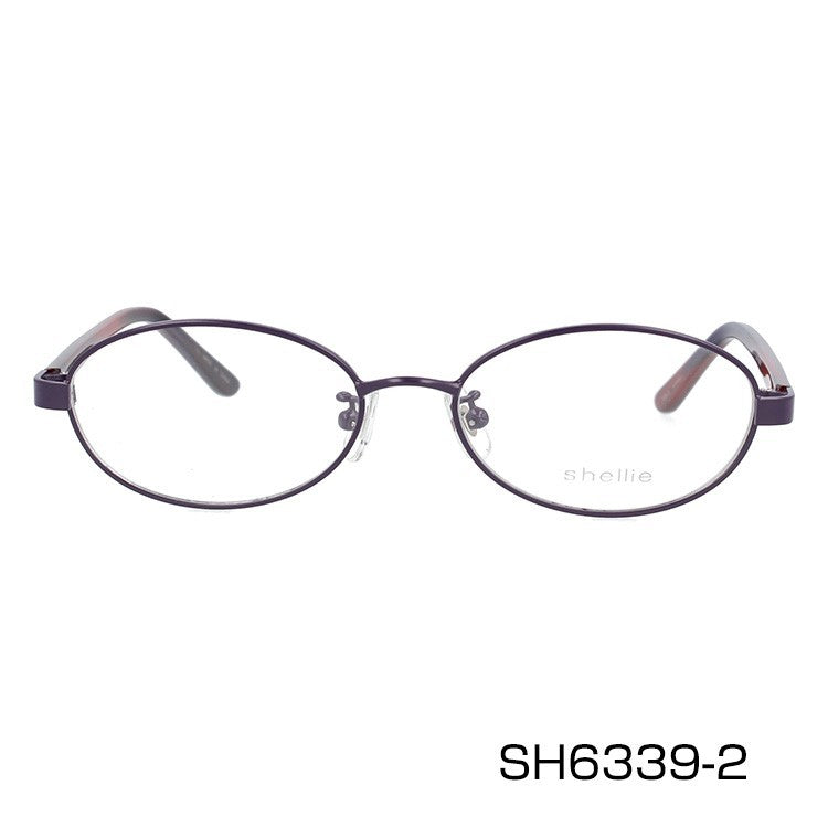 メガネ 眼鏡 度付き 度なし おしゃれ shellie シェリー SH 6339 全3色 52サイズ オーバル型 レディース 女性 UVカット 紫外線 ブランド サングラス 伊達 ダテ|老眼鏡・PCレンズ・カラーレンズ・遠近両用対応可能 ラッピング無料