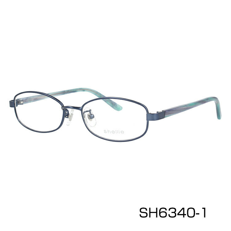 メガネ 眼鏡 度付き 度なし おしゃれ shellie シェリー SH 6340 全3色 51サイズ オーバル型 レディース 女性 UVカット 紫外線 ブランド サングラス 伊達 ダテ|老眼鏡・PCレンズ・カラーレンズ・遠近両用対応可能 ラッピング無料