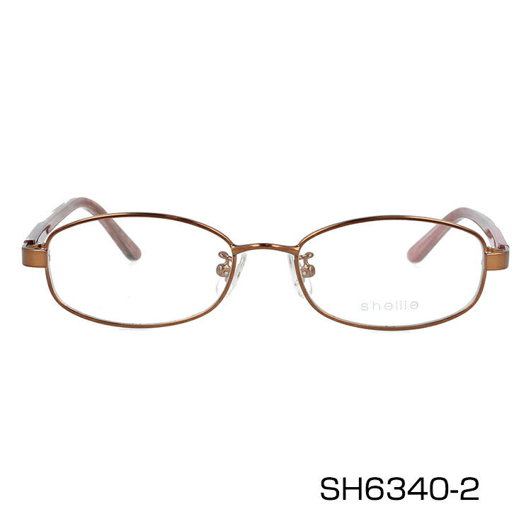 メガネ 眼鏡 度付き 度なし おしゃれ shellie シェリー SH 6340 全3色 51サイズ オーバル型 レディース 女性 UVカット 紫外線 ブランド サングラス 伊達 ダテ|老眼鏡・PCレンズ・カラーレンズ・遠近両用対応可能 ラッピング無料