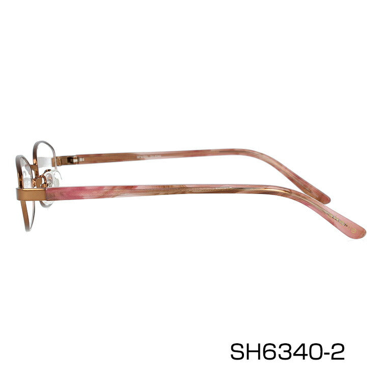 メガネ 眼鏡 度付き 度なし おしゃれ shellie シェリー SH 6340 全3色 51サイズ オーバル型 レディース 女性 UVカット 紫外線 ブランド サングラス 伊達 ダテ|老眼鏡・PCレンズ・カラーレンズ・遠近両用対応可能 ラッピング無料
