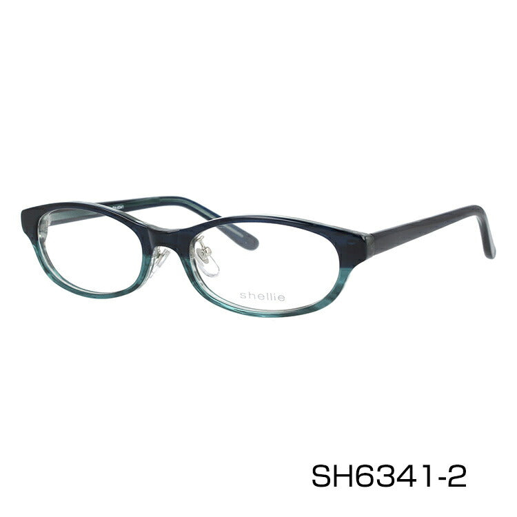 メガネ 眼鏡 度付き 度なし おしゃれ shellie シェリー SH 6341 全3色 51サイズ オーバル型 レディース 女性 UVカット 紫外線 ブランド サングラス 伊達 ダテ|老眼鏡・PCレンズ・カラーレンズ・遠近両用対応可能 ラッピング無料