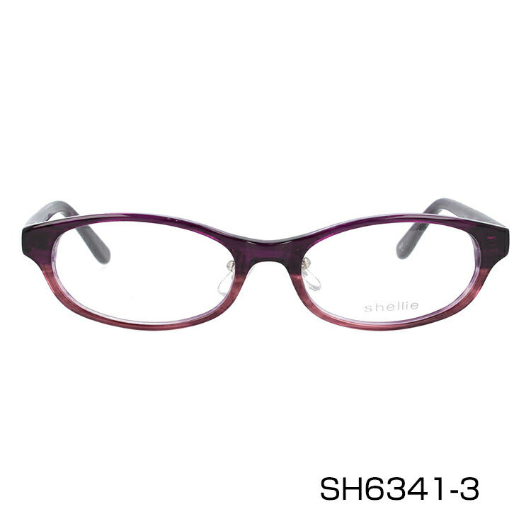 メガネ 眼鏡 度付き 度なし おしゃれ shellie シェリー SH 6341 全3色 51サイズ オーバル型 レディース 女性 UVカット 紫外線 ブランド サングラス 伊達 ダテ|老眼鏡・PCレンズ・カラーレンズ・遠近両用対応可能 ラッピング無料