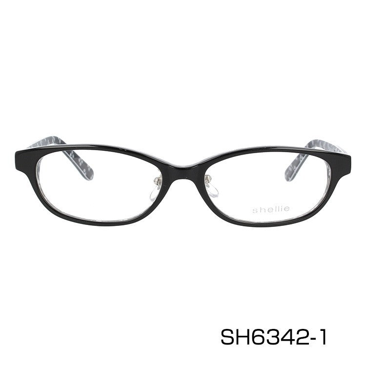 メガネ 眼鏡 度付き 度なし おしゃれ shellie シェリー SH 6342 全3色 52サイズ チェック柄 オーバル型 レディース 女性 UVカット 紫外線 ブランド サングラス 伊達 ダテ|老眼鏡・PCレンズ・カラーレンズ・遠近両用対応可能 ラッピング無料