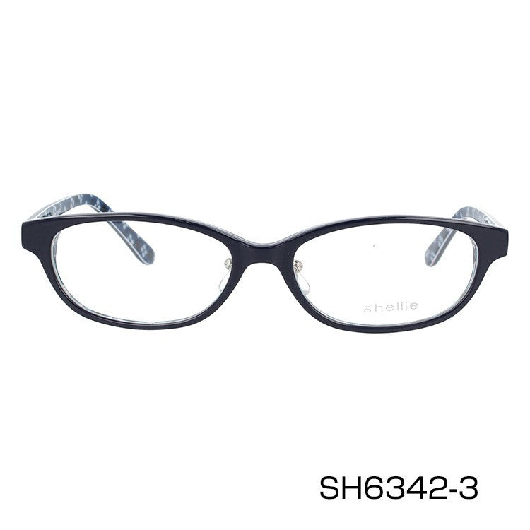 メガネ 眼鏡 度付き 度なし おしゃれ shellie シェリー SH 6342 全3色 52サイズ チェック柄 オーバル型 レディース 女性 UVカット 紫外線 ブランド サングラス 伊達 ダテ|老眼鏡・PCレンズ・カラーレンズ・遠近両用対応可能 ラッピング無料