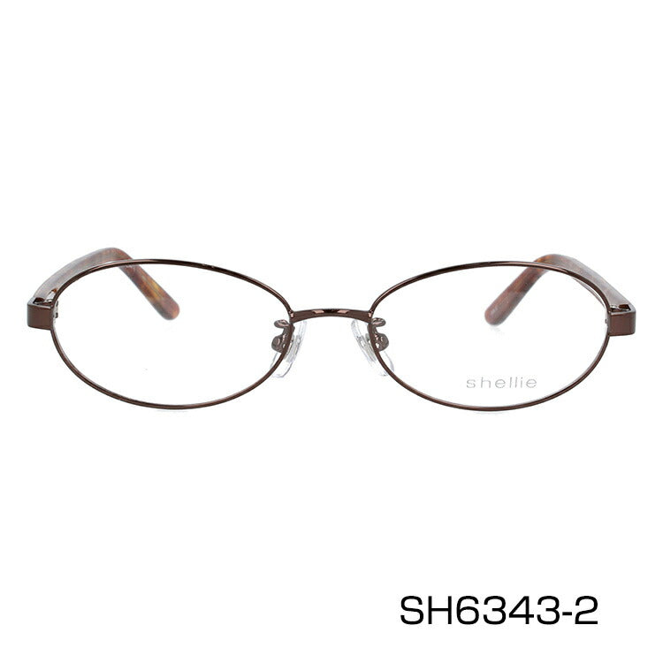 メガネ 眼鏡 度付き 度なし おしゃれ shellie シェリー SH 6343 全3色 51サイズ オーバル型 レディース 女性 UVカット 紫外線 ブランド サングラス 伊達 ダテ|老眼鏡・PCレンズ・カラーレンズ・遠近両用対応可能 ラッピング無料