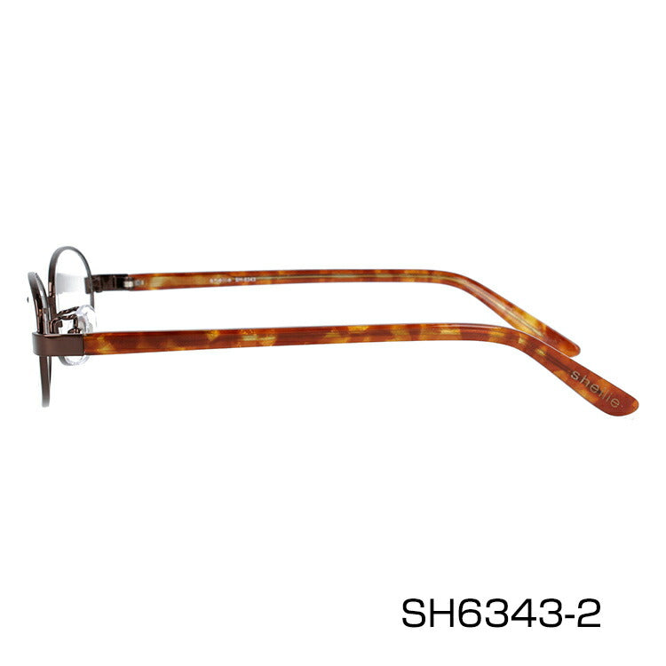 メガネ 眼鏡 度付き 度なし おしゃれ shellie シェリー SH 6343 全3色 51サイズ オーバル型 レディース 女性 UVカット 紫外線 ブランド サングラス 伊達 ダテ|老眼鏡・PCレンズ・カラーレンズ・遠近両用対応可能 ラッピング無料