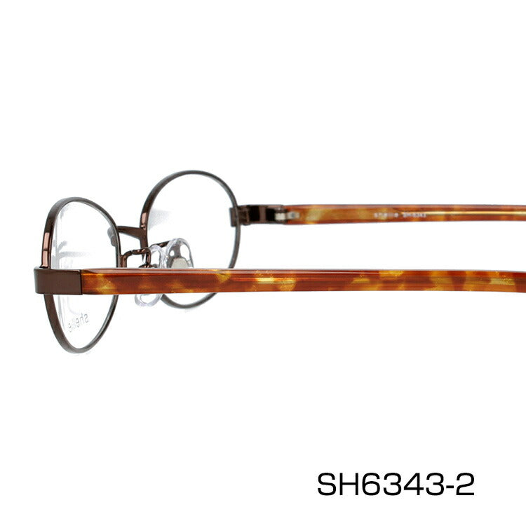 メガネ 眼鏡 度付き 度なし おしゃれ shellie シェリー SH 6343 全3色 51サイズ オーバル型 レディース 女性 UVカット 紫外線 ブランド サングラス 伊達 ダテ|老眼鏡・PCレンズ・カラーレンズ・遠近両用対応可能 ラッピング無料