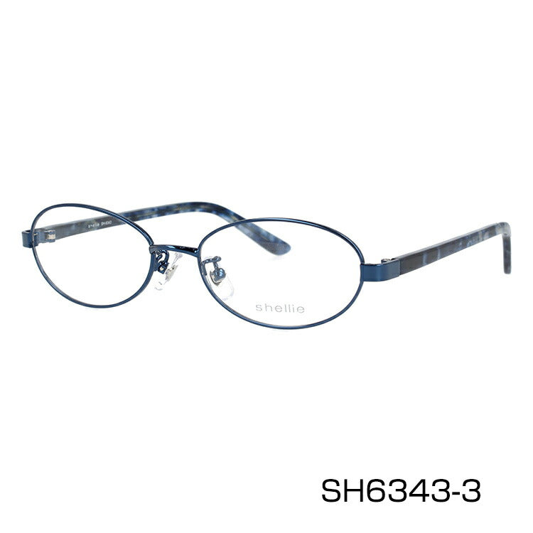 メガネ 眼鏡 度付き 度なし おしゃれ shellie シェリー SH 6343 全3色 51サイズ オーバル型 レディース 女性 UVカット 紫外線 ブランド サングラス 伊達 ダテ|老眼鏡・PCレンズ・カラーレンズ・遠近両用対応可能 ラッピング無料