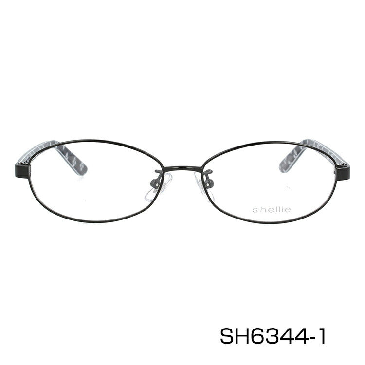 メガネ 眼鏡 度付き 度なし おしゃれ shellie シェリー SH 6344 全3色 53サイズ オーバル型 レディース 女性 UVカット 紫外線 ブランド サングラス 伊達 ダテ|老眼鏡・PCレンズ・カラーレンズ・遠近両用対応可能 ラッピング無料