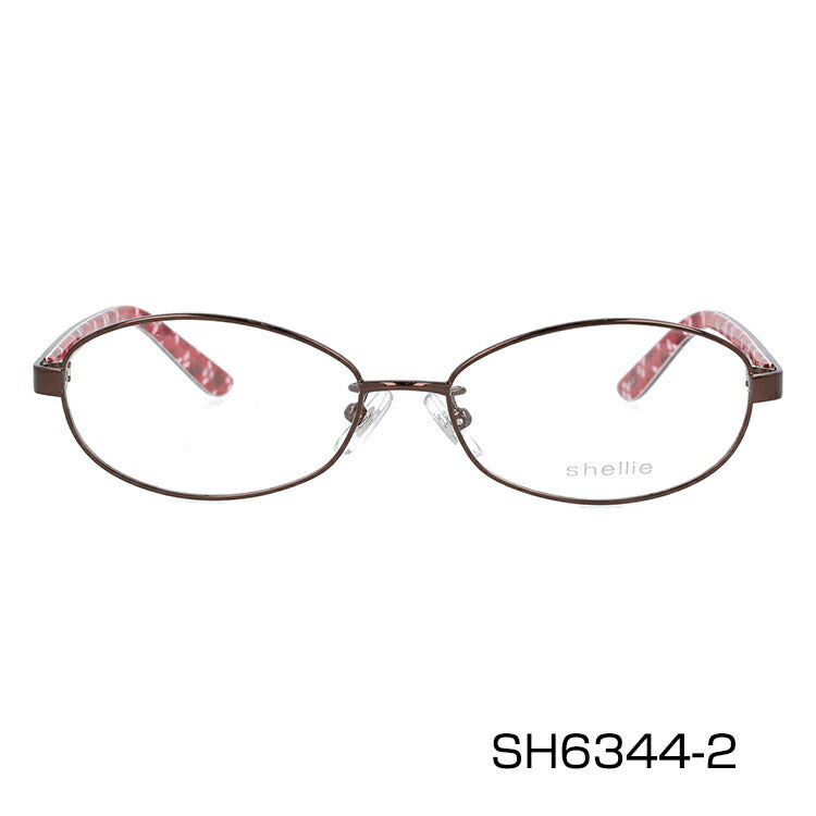メガネ 眼鏡 度付き 度なし おしゃれ shellie シェリー SH 6344 全3色 53サイズ オーバル型 レディース 女性 UVカット 紫外線 ブランド サングラス 伊達 ダテ|老眼鏡・PCレンズ・カラーレンズ・遠近両用対応可能 ラッピング無料