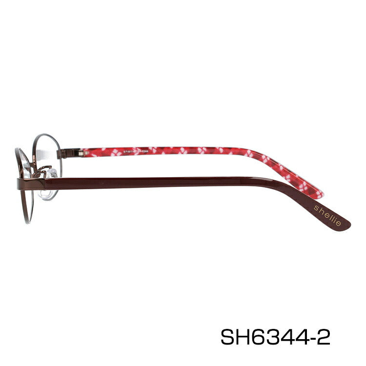 メガネ 眼鏡 度付き 度なし おしゃれ shellie シェリー SH 6344 全3色 53サイズ オーバル型 レディース 女性 UVカット 紫外線 ブランド サングラス 伊達 ダテ|老眼鏡・PCレンズ・カラーレンズ・遠近両用対応可能 ラッピング無料