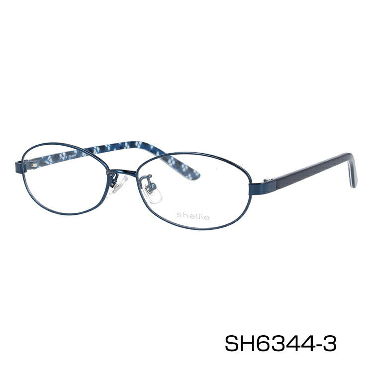 メガネ 眼鏡 度付き 度なし おしゃれ shellie シェリー SH 6344 全3色 53サイズ オーバル型 レディース 女性 UVカット 紫外線 ブランド サングラス 伊達 ダテ|老眼鏡・PCレンズ・カラーレンズ・遠近両用対応可能 ラッピング無料