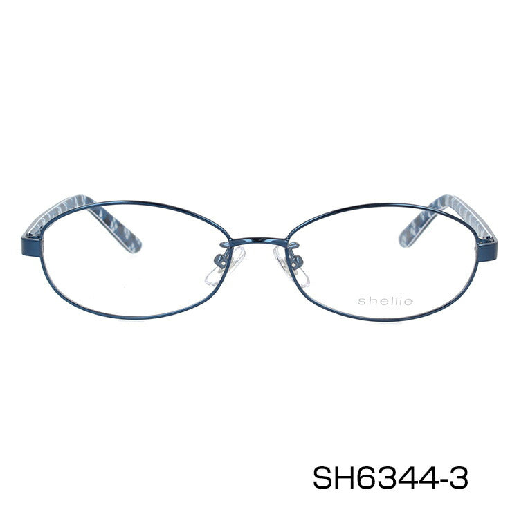 メガネ 眼鏡 度付き 度なし おしゃれ shellie シェリー SH 6344 全3色 53サイズ オーバル型 レディース 女性 UVカット 紫外線 ブランド サングラス 伊達 ダテ|老眼鏡・PCレンズ・カラーレンズ・遠近両用対応可能 ラッピング無料