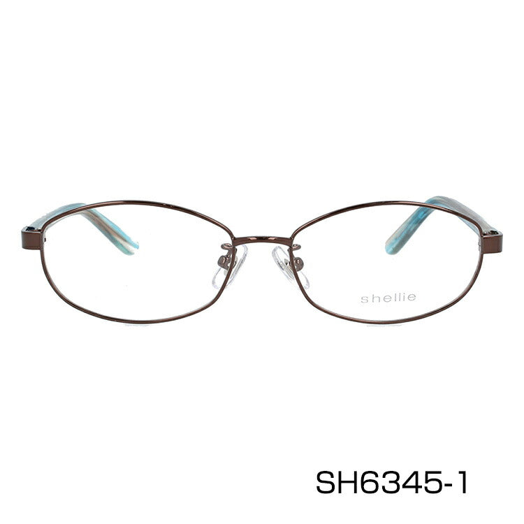 メガネ 眼鏡 度付き 度なし おしゃれ shellie シェリー SH 6345 全3色 52サイズ オーバル型 レディース 女性 UVカット 紫外線 ブランド サングラス 伊達 ダテ|老眼鏡・PCレンズ・カラーレンズ・遠近両用対応可能 ラッピング無料