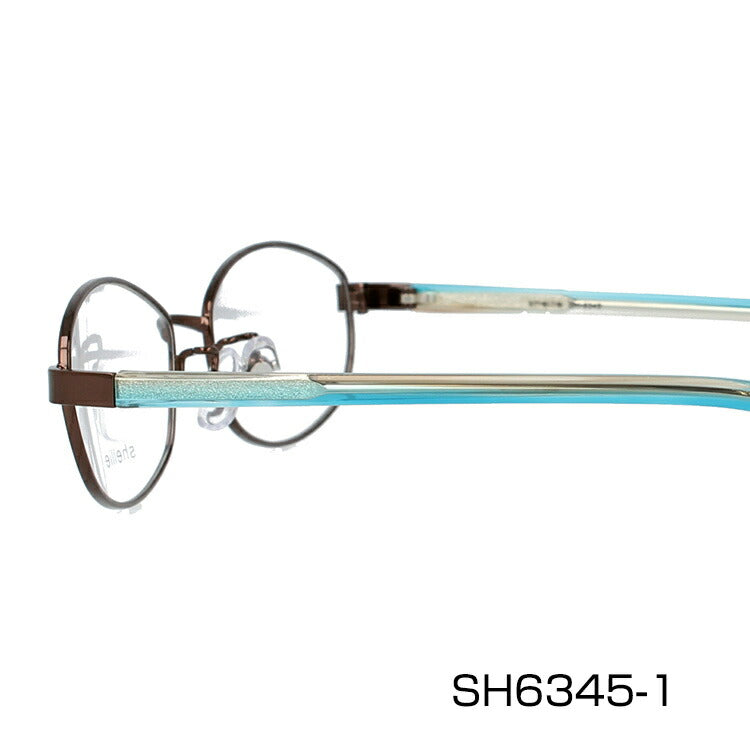 メガネ 眼鏡 度付き 度なし おしゃれ shellie シェリー SH 6345 全3色 52サイズ オーバル型 レディース 女性 UVカット 紫外線 ブランド サングラス 伊達 ダテ|老眼鏡・PCレンズ・カラーレンズ・遠近両用対応可能 ラッピング無料