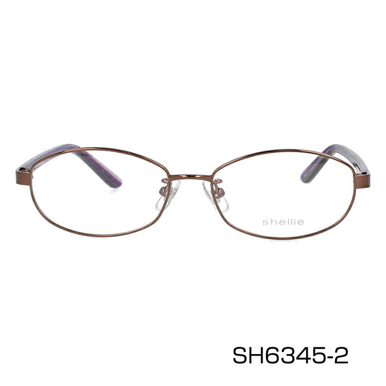 メガネ 眼鏡 度付き 度なし おしゃれ shellie シェリー SH 6345 全3色 52サイズ オーバル型 レディース 女性 UVカット 紫外線 ブランド サングラス 伊達 ダテ|老眼鏡・PCレンズ・カラーレンズ・遠近両用対応可能 ラッピング無料