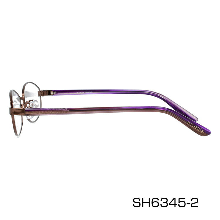 メガネ 眼鏡 度付き 度なし おしゃれ shellie シェリー SH 6345 全3色 52サイズ オーバル型 レディース 女性 UVカット 紫外線 ブランド サングラス 伊達 ダテ|老眼鏡・PCレンズ・カラーレンズ・遠近両用対応可能 ラッピング無料