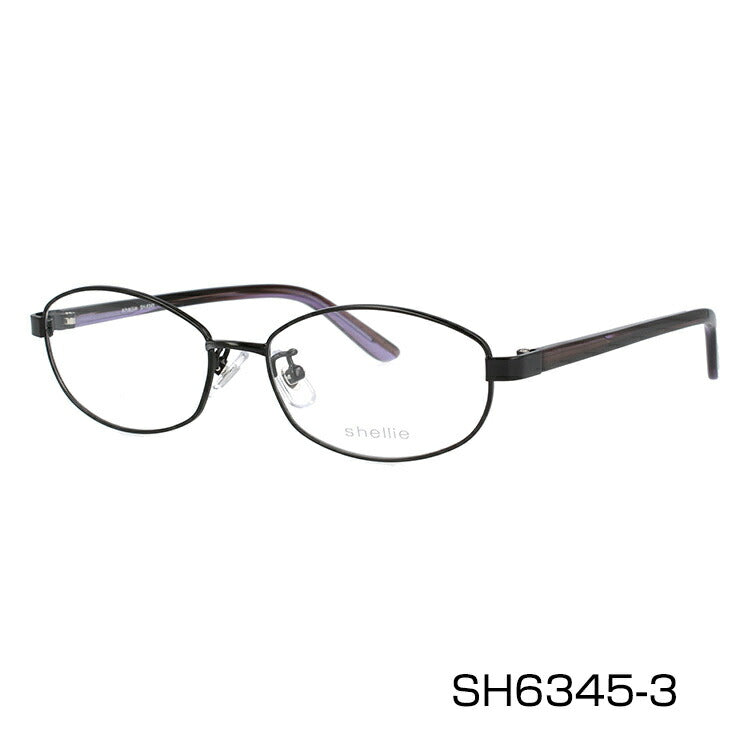 メガネ 眼鏡 度付き 度なし おしゃれ shellie シェリー SH 6345 全3色 52サイズ オーバル型 レディース 女性 UVカット 紫外線 ブランド サングラス 伊達 ダテ|老眼鏡・PCレンズ・カラーレンズ・遠近両用対応可能 ラッピング無料