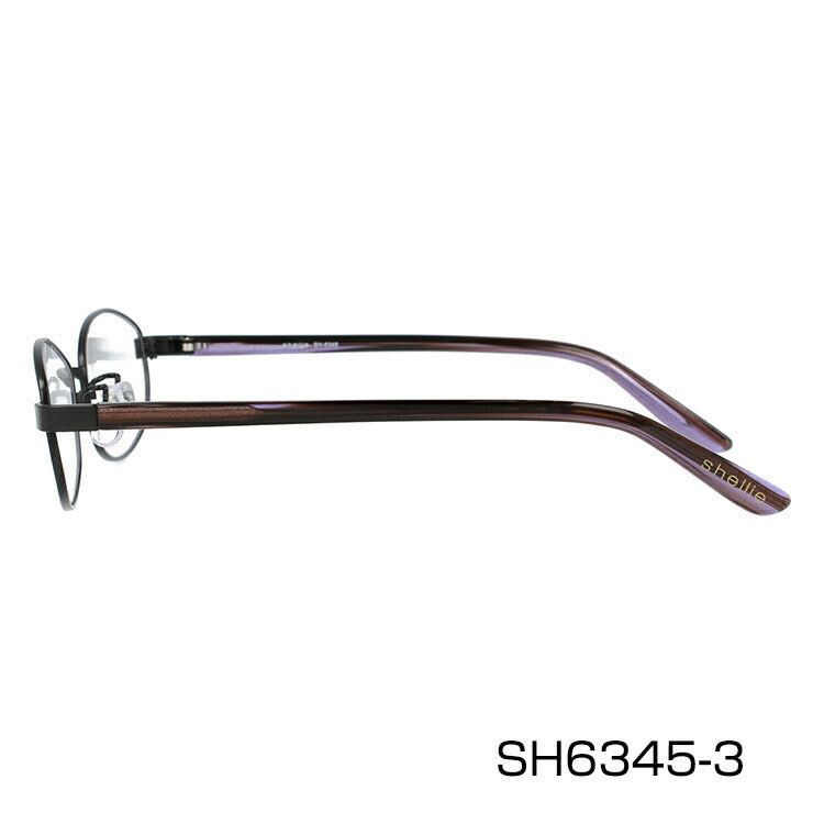 メガネ 眼鏡 度付き 度なし おしゃれ shellie シェリー SH 6345 全3色 52サイズ オーバル型 レディース 女性 UVカット 紫外線 ブランド サングラス 伊達 ダテ|老眼鏡・PCレンズ・カラーレンズ・遠近両用対応可能 ラッピング無料