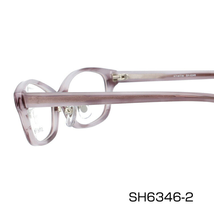 メガネ 眼鏡 度付き 度なし おしゃれ shellie シェリー SH 6346 全3色 51サイズ オーバル型 レディース 女性 UVカット 紫外線 ブランド サングラス 伊達 ダテ|老眼鏡・PCレンズ・カラーレンズ・遠近両用対応可能 ラッピング無料