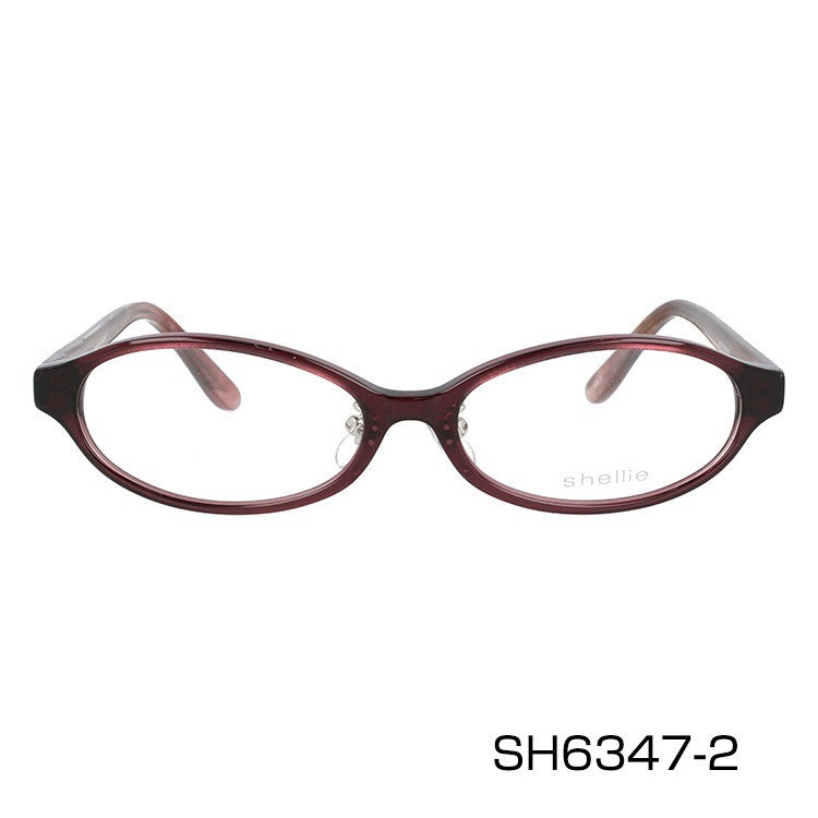 メガネ 眼鏡 度付き 度なし おしゃれ shellie シェリー SH 6347 全3色 51サイズ オーバル型 レディース 女性 UVカット 紫外線 ブランド サングラス 伊達 ダテ|老眼鏡・PCレンズ・カラーレンズ・遠近両用対応可能 ラッピング無料