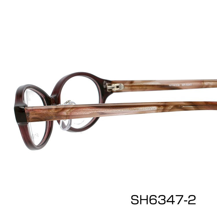 メガネ 眼鏡 度付き 度なし おしゃれ shellie シェリー SH 6347 全3色 51サイズ オーバル型 レディース 女性 UVカット 紫外線 ブランド サングラス 伊達 ダテ|老眼鏡・PCレンズ・カラーレンズ・遠近両用対応可能 ラッピング無料