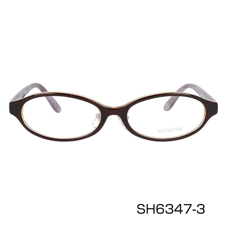 メガネ 眼鏡 度付き 度なし おしゃれ shellie シェリー SH 6347 全3色 51サイズ オーバル型 レディース 女性 UVカット 紫外線 ブランド サングラス 伊達 ダテ|老眼鏡・PCレンズ・カラーレンズ・遠近両用対応可能 ラッピング無料