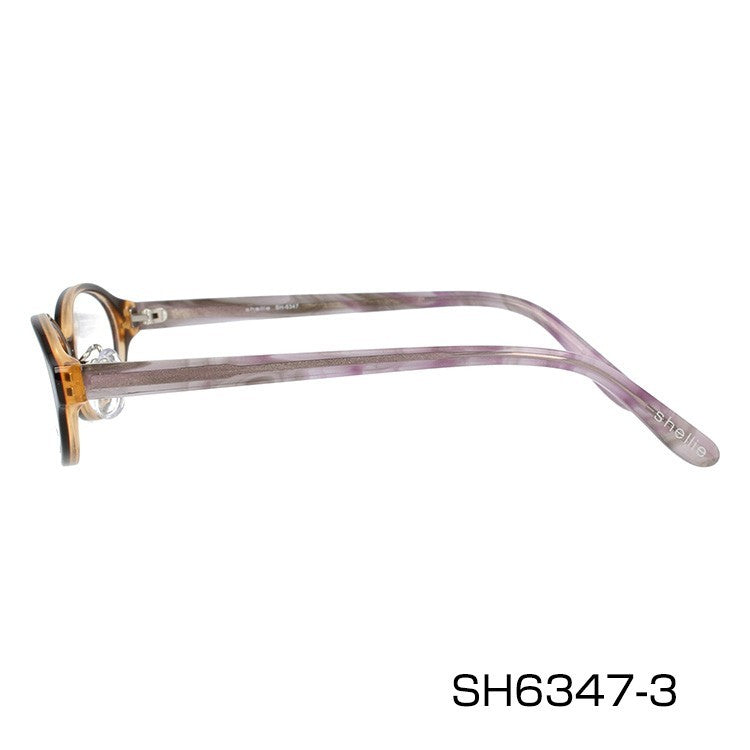 メガネ 眼鏡 度付き 度なし おしゃれ shellie シェリー SH 6347 全3色 51サイズ オーバル型 レディース 女性 UVカット 紫外線 ブランド サングラス 伊達 ダテ|老眼鏡・PCレンズ・カラーレンズ・遠近両用対応可能 ラッピング無料
